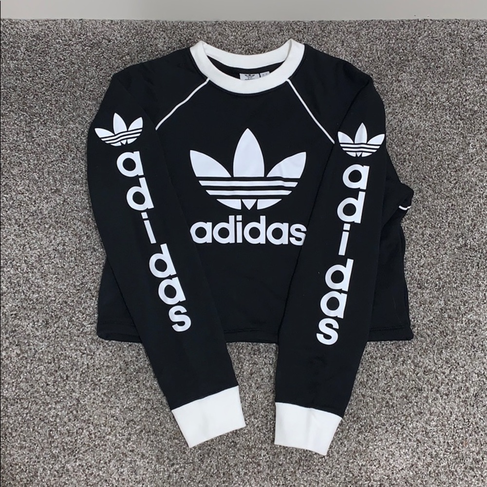 Adidas cropped sweatshirt